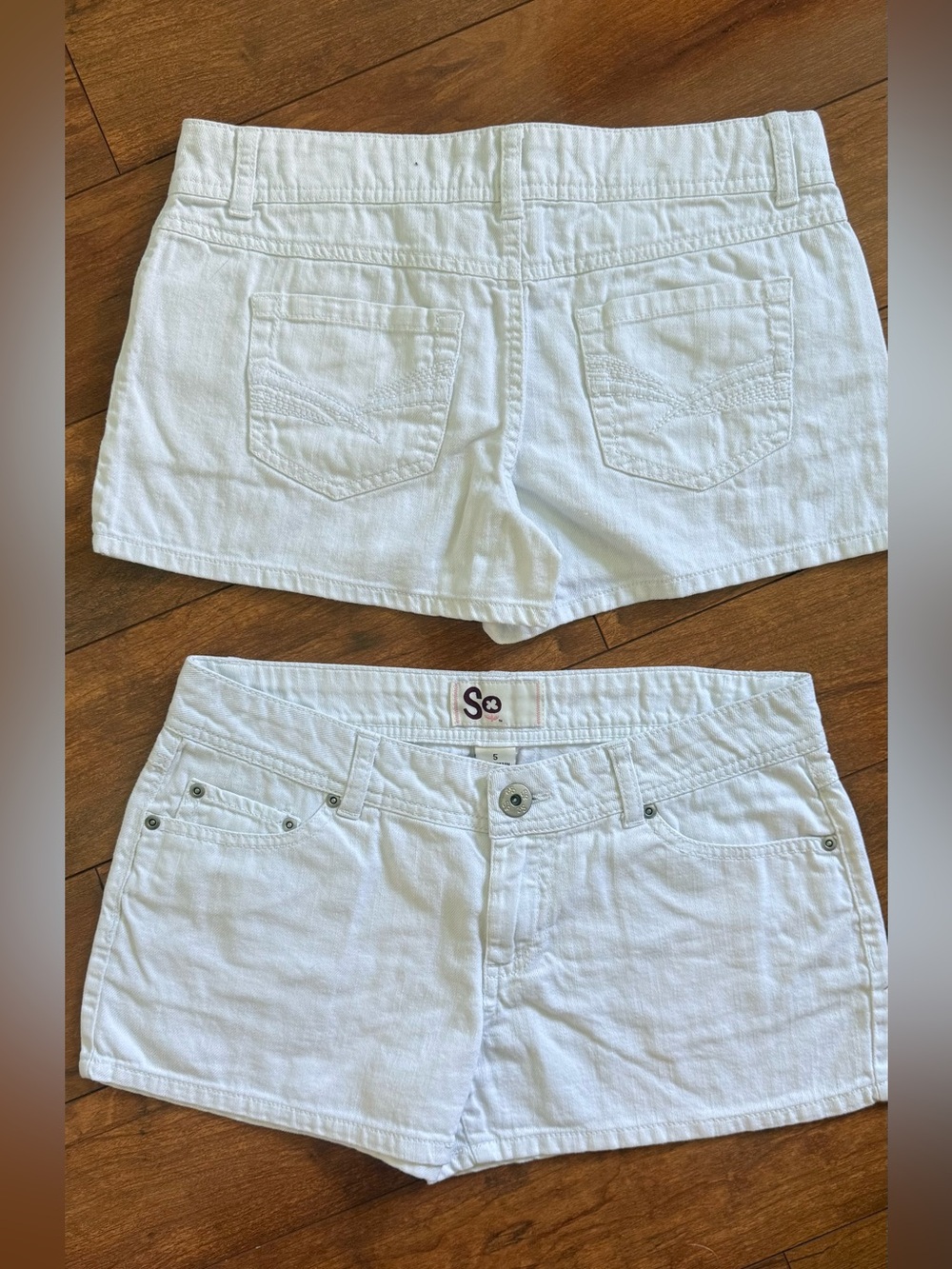 Bundle of 2 SO White Denim Shorts - Size 5